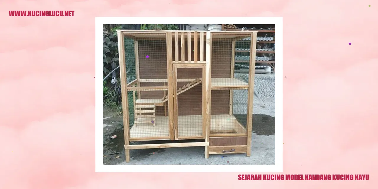 Model Kandang Kucing Kayu Solusi Nyaman Untuk Hewan Peliharaan Anda